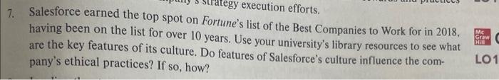 7. Salesforce earned the top spot on Fortune's