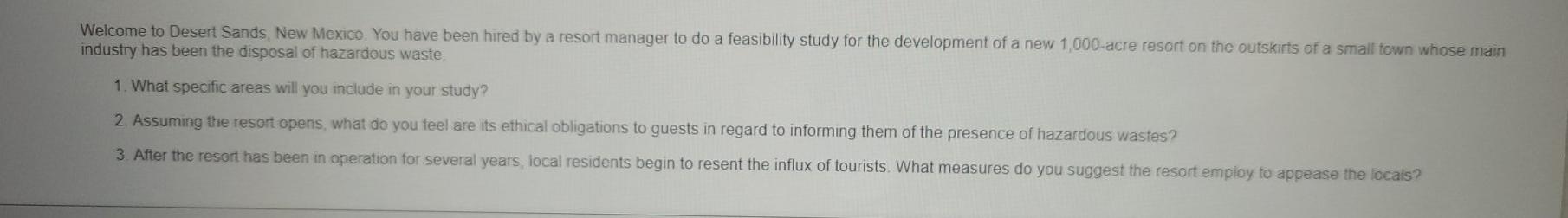 Welcome to Desert Sands New Mexico. You have been