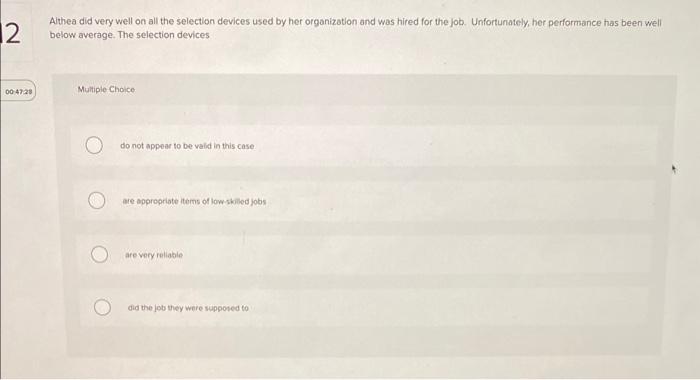 When Alice evaluates Ronnie's performance and