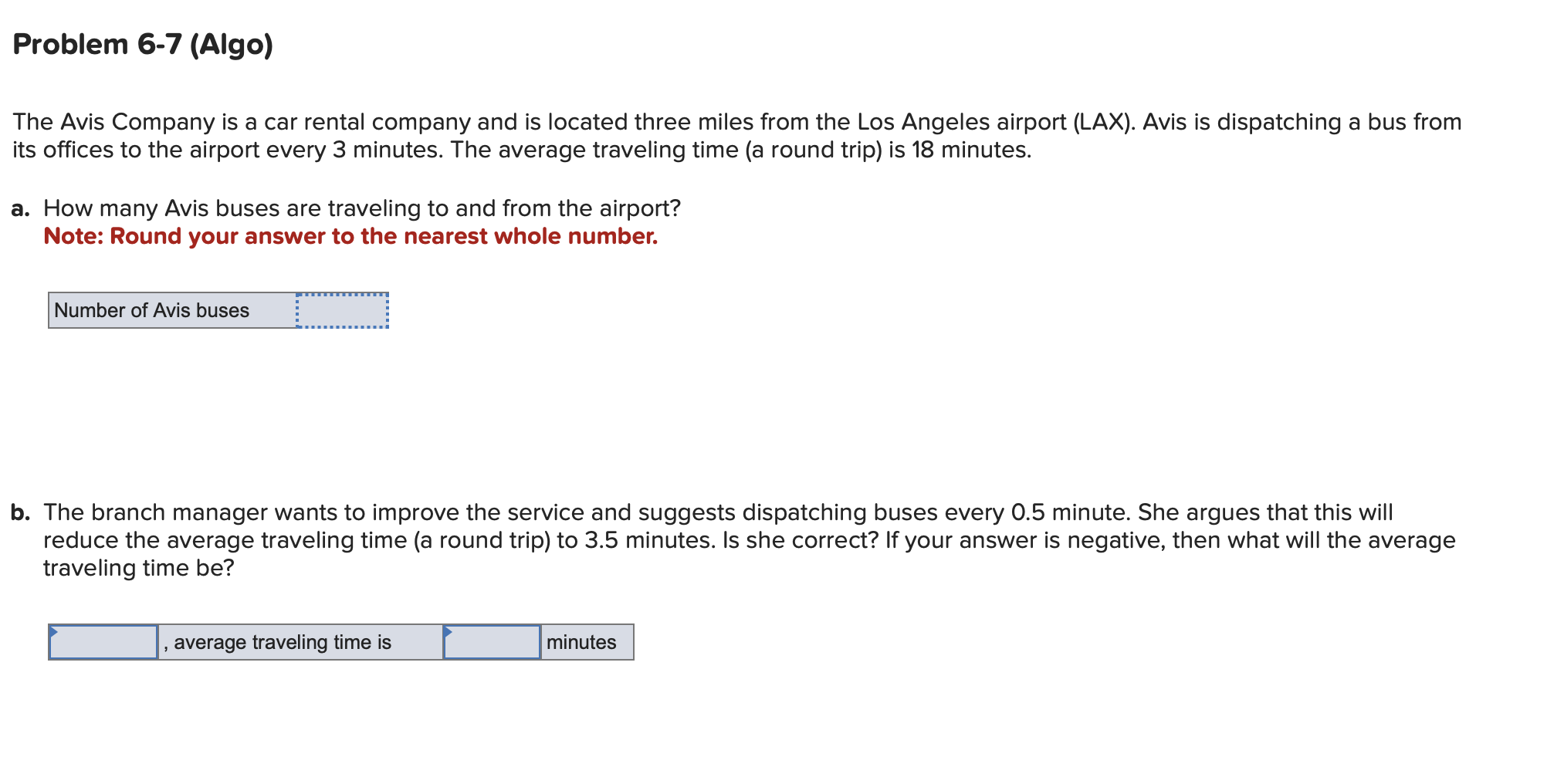 The Avis Company is a car rental company and is