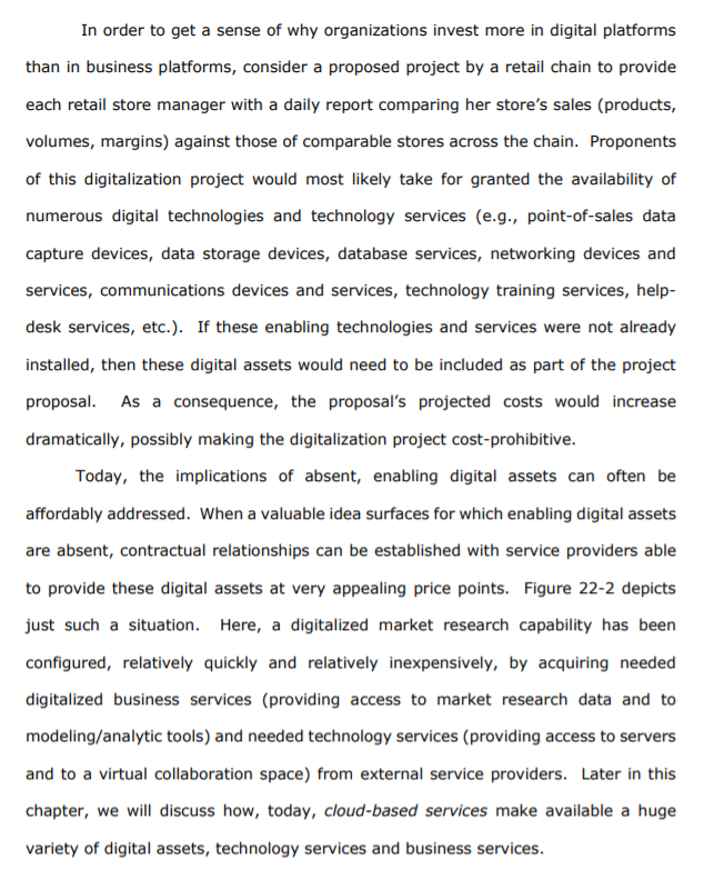 Write 350 words on Cloud Computing. Chapter 22.