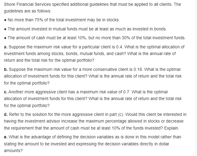 Formulate a linear program 10 0.8 Note: The