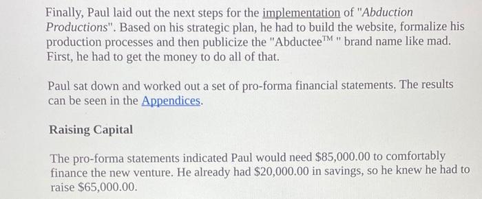 Read the short caselet attached below and write a