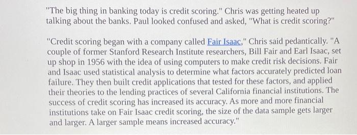 Read the short caselet attached below and write a