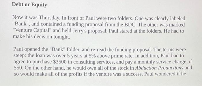 Read the short caselet attached below and write a