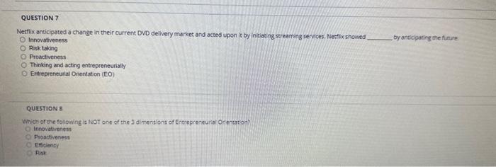 Netfilix anticipated a change in their current