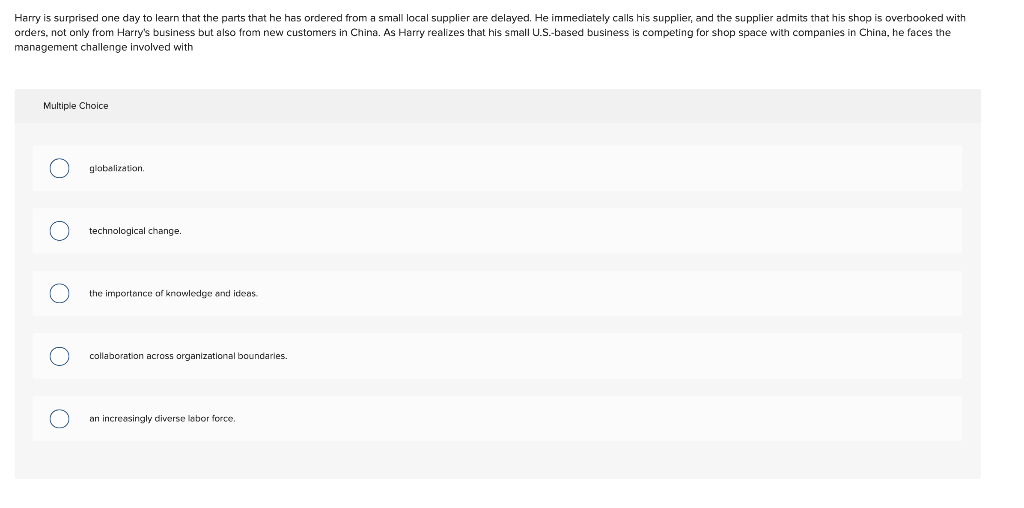 Harry is surprised one day to learn that the