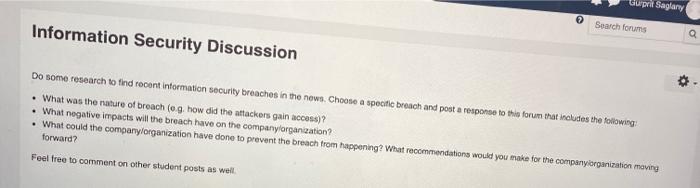 Dupri Saglany Search forums Information Security