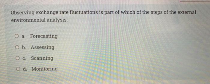 The general environment is composed of 3