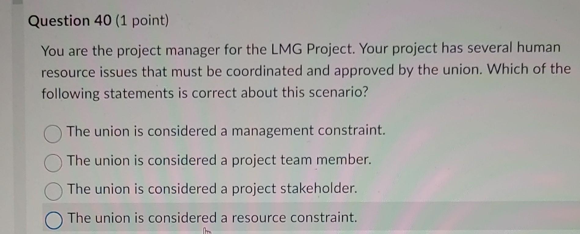 Jimmy Valanta, project manager, failed to