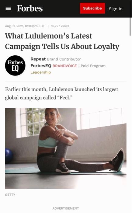 Read the following article 