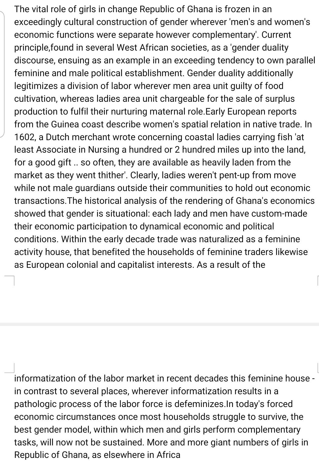 Reading from the research Background Above, Write