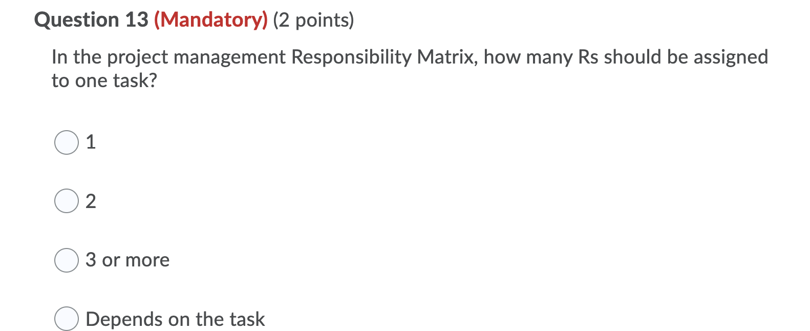 URGENT - Business Question Question 13