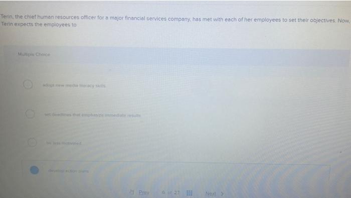 Terin, the chief human resources officer for a