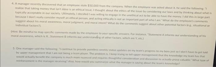 You are a manager at XYZ Corporation, a company