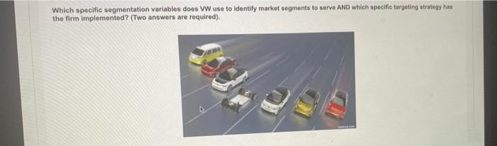 Which specific segmentation variables does VW use