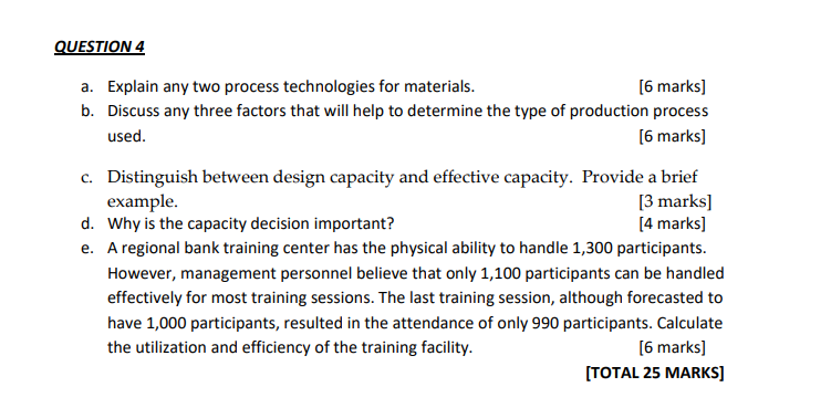 a. Explain any two process technologies for