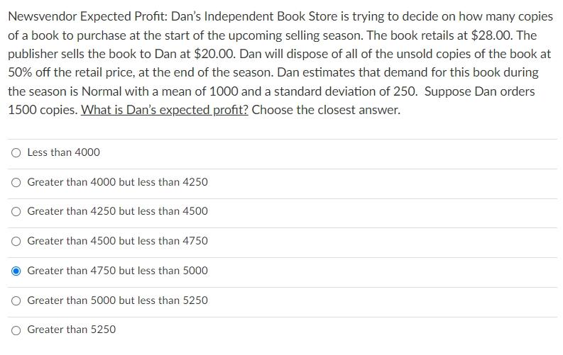 1. 2. Quantity to Achieve In-stock Probability: