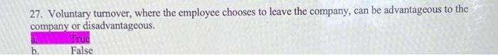 does "true" answer this question correctly?? 27.