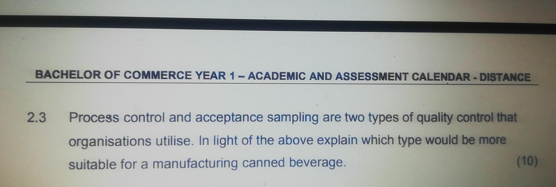 QUESTION TWO [30] 2.1 You have decided to open a