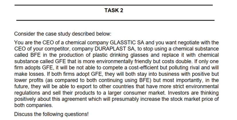 Consider the case study described below: You are