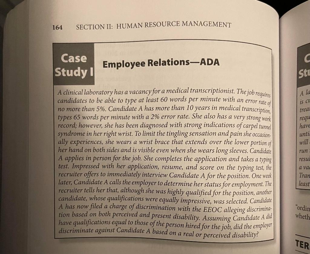 Please in detail Respond to case study 1 on page