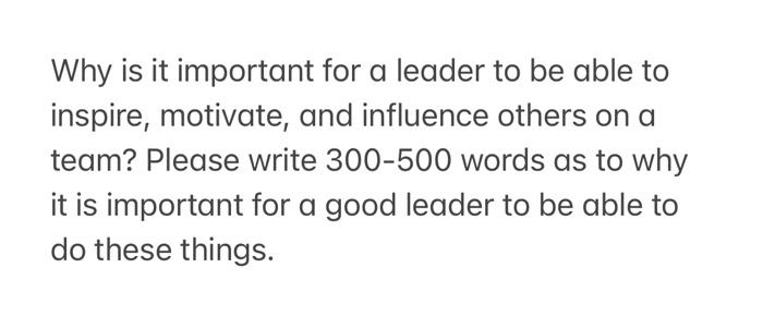 please write a 300-500 word response to the