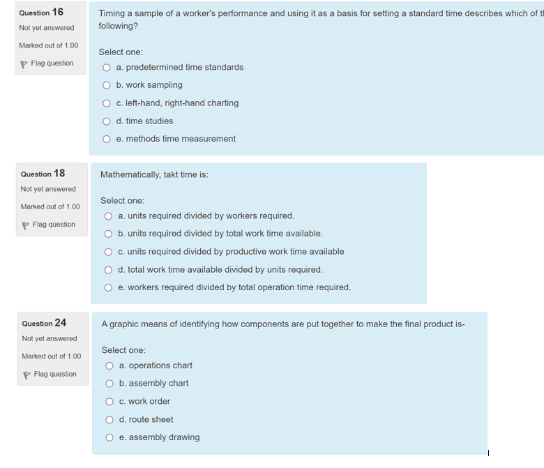 Timing a sample of a worker's performance and