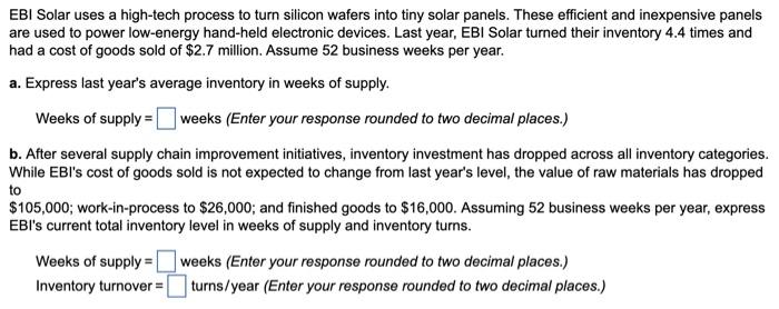 urgent EBI Solar uses a high-tech process to turn