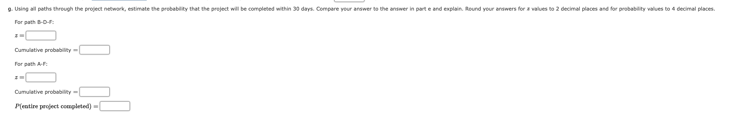 a. Which project network is correct? (i) (III)