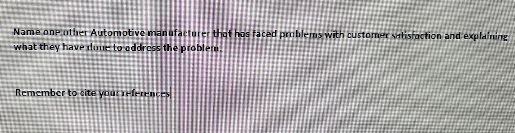 Name one other automotive manufacturer that has