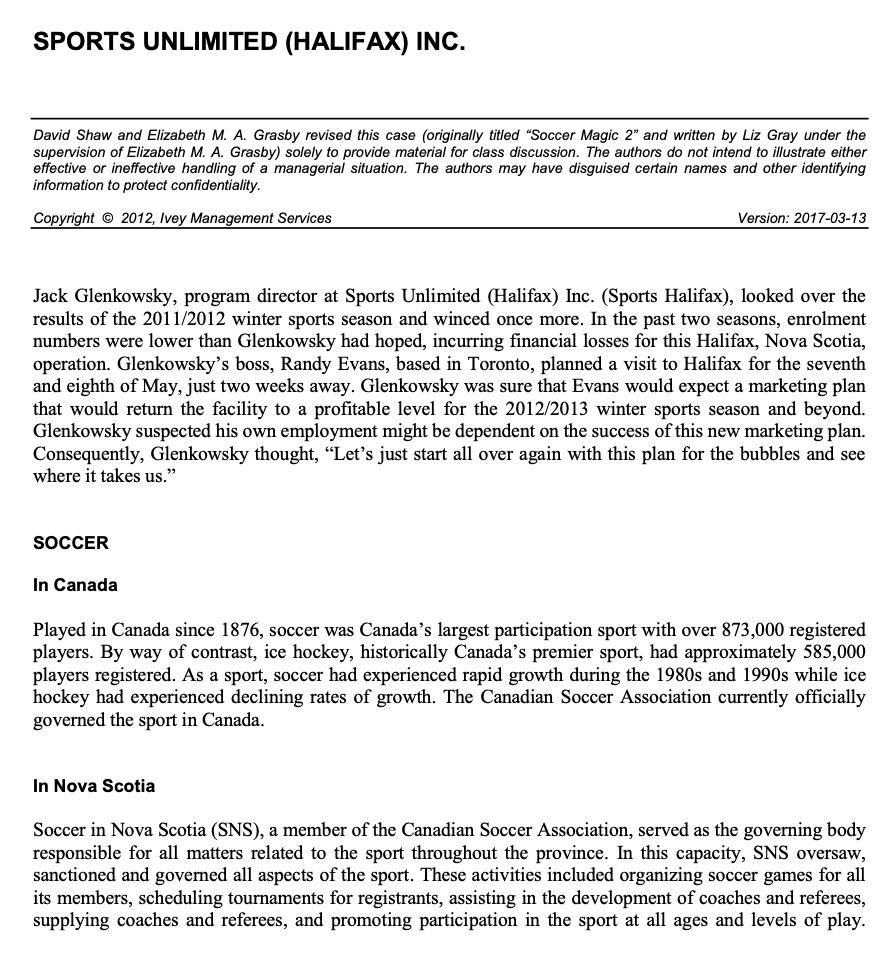 Competitive Analysis What is the status of their