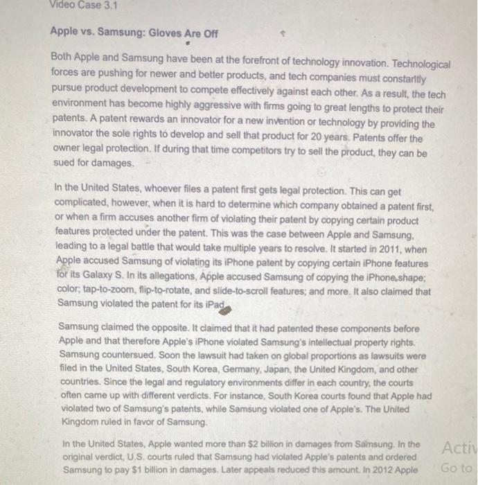 CASE Analysis items needs to be covered! please