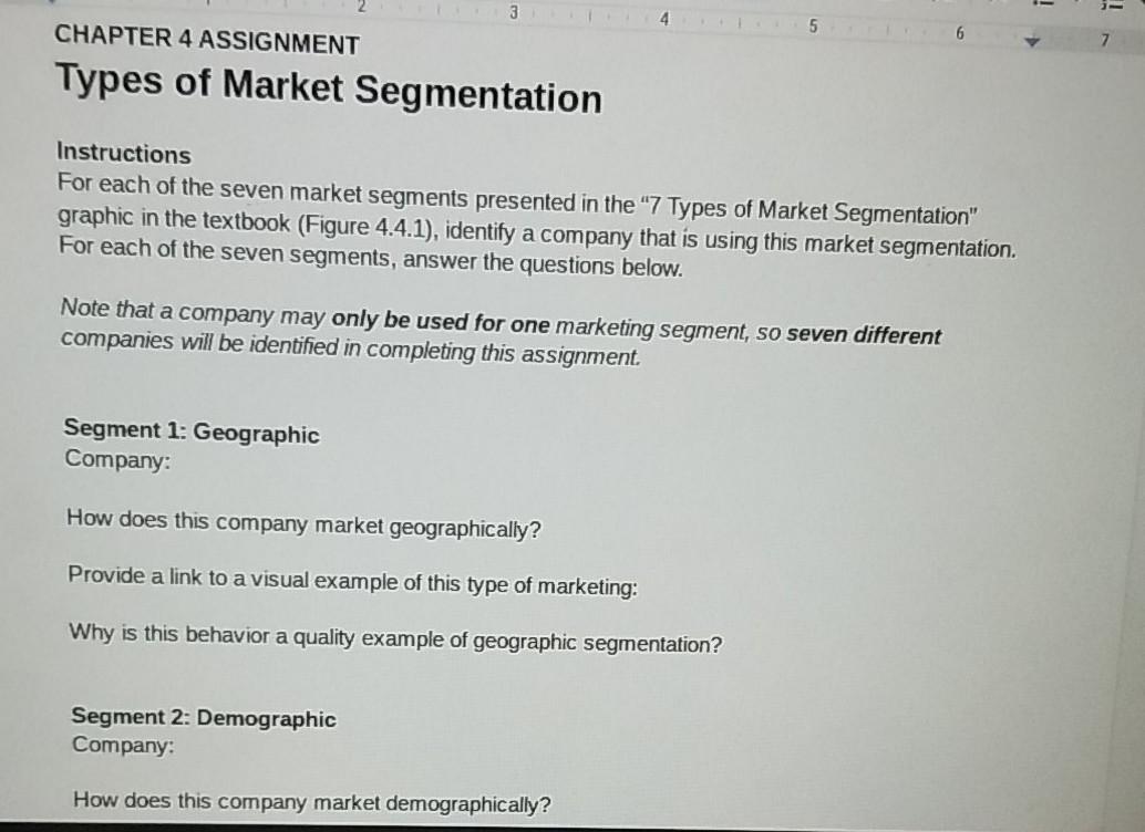 11 3 CHAPTER 4 ASSIGNMENT 5 6 Types of Market