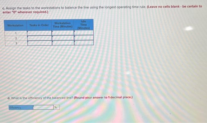 An insurance company uses the following tasks to