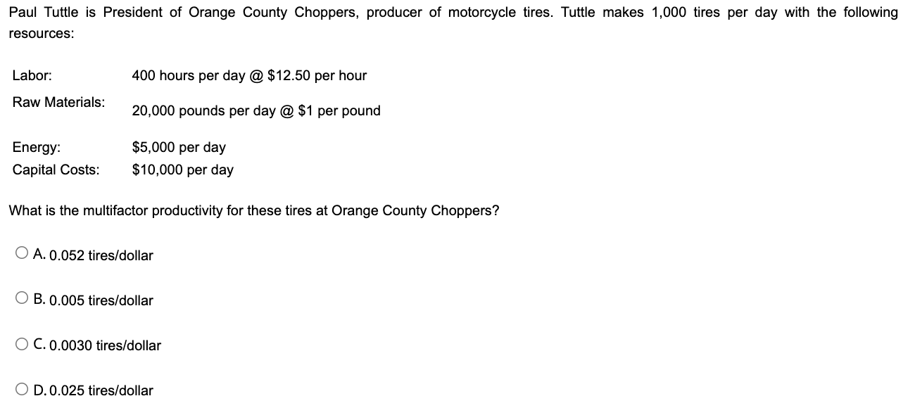 Paul Tuttle is President of Orange County