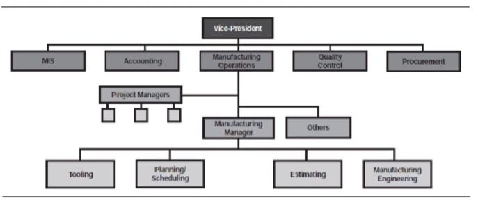 please Analyze the organizational structure of
