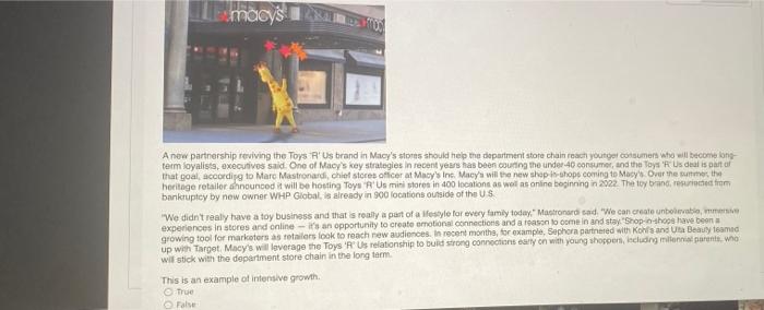 macys A new partnership reviving the Toys R Us