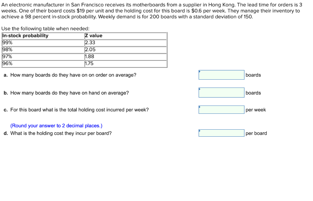 An electronic manufacturer in San Francisco