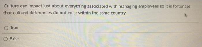 11 Culture can impact just about everything