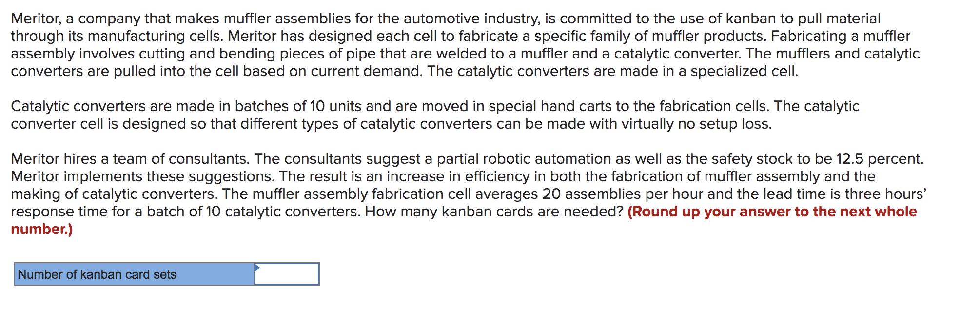 Meritor, a company that makes muffler assemblies