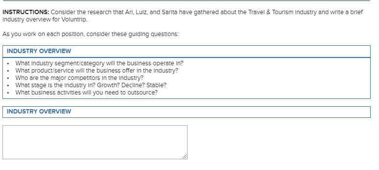 Outline: Introduction: Industry Overview Practice