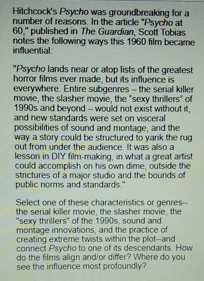 Old MathJax webview Hitchcock's Psycho was