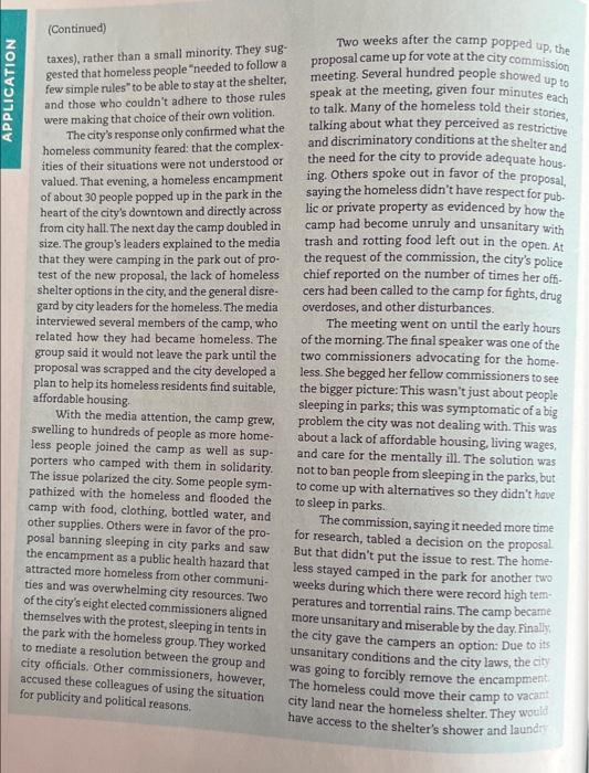 10.2 Case Study-Unhappy Campers Te started when