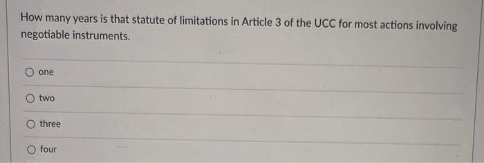 How many years is that statute of limitations in