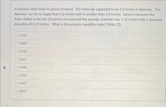 A machine drills holes in pieces of wood. The