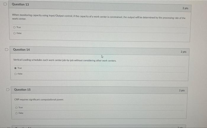 When monitoring capacity using in put/Cutput