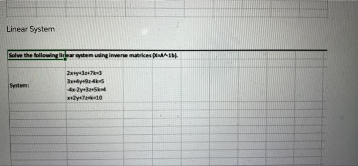 please show work in excel including formulas.
