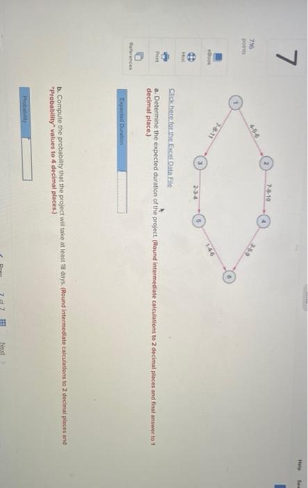 Here 7. 7.8.10 4-5-6 7.16 point 1 7-8-11 book