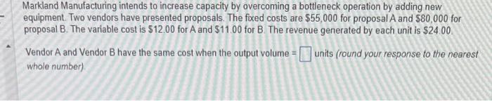 Markland Manufacturing intends to increase